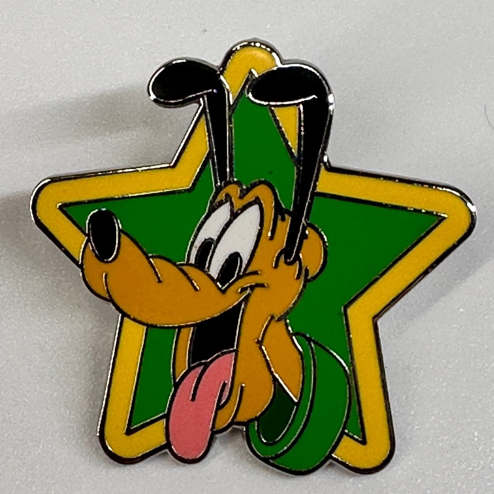 Disney Pin PLUTO Star Mini-Pin Collection PP87951 2012 Green Star FAB FIVE Dog